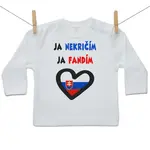 Boodyy Tričko s dlhým rukávom Ja nekričím, ja fandím 128 (7-8 rokov)