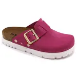 6006 Dámska zdravotná korková obuv uzavretá 36 - 23,5cm, ružová, 3,5 cm