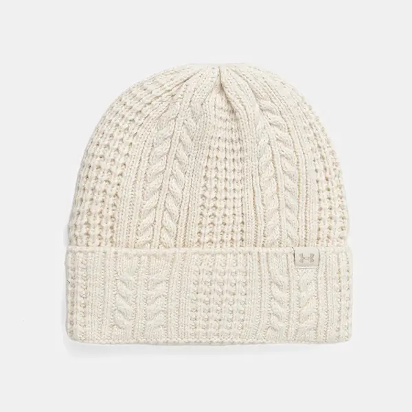 Čepice Under Armour fialová barva, z husté pleteniny, 1386639