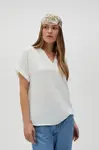 Marisse Women's Shirt L-Ko-4623 Off White