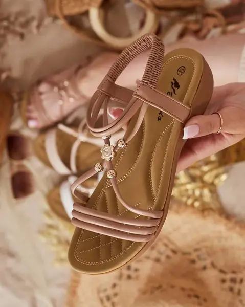 Resti Women's sandals with decorative straps Camerro