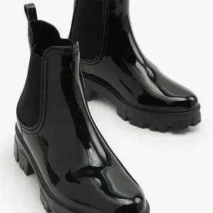 98867 Dewberry Womens Rain Boots-BLACK