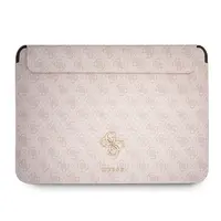 Pouzdro Guess PU 4G Metal Logo GUCS13G4GFPI Computer Sleeve 13", růžová
