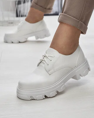 Resti White women's half boots Delgor- Footwear