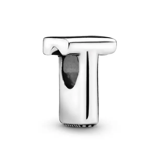 Pandora Strieborná korálka "T" Moments 797474