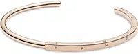 Pandora Pevný otvorený bronzový náramok Pandora Rose 589493C00 19 cm