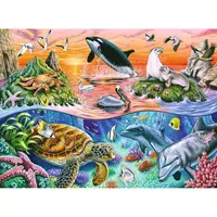 Ravensburger Puzzle Pestrý oceán 100 dielikov
