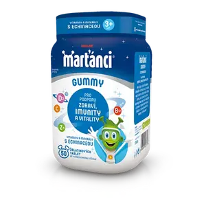 Marťánci Gummy echinacea, vitaminy pro podporu imunity pro děti 50 tablet