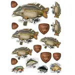 Giants fishing mix nálepok kapor riadkáč 10 ks