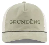Grundéns šiltovka cord wordmark trucker light olive