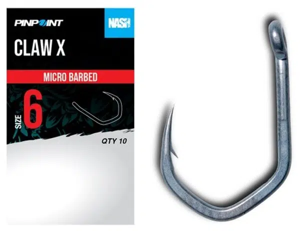 Nash háčiky claw x micro barbed 10 ks - veľkosť 6