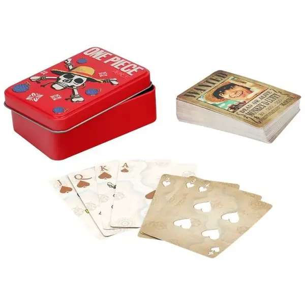 One Piece hracie karty (plechový box)