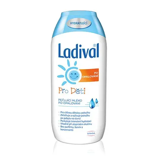 Ladival pečující mléko po opalování pro atopickou pokožku dětí a batolat 200 ml EXP: 05/26