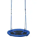 Alltoys Hojdací kruh sieť priemer 100 cm modrý