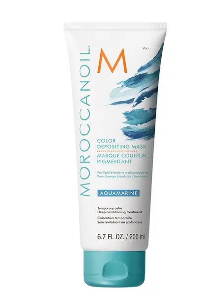 Moroccanoil Tónujúca maska na vlasy Aquamarine (Color Depositing Mask) 30 ml