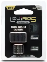 Liquirigs liquid zig booster kapsule 4+2 - čierna a číra