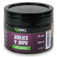 Nikl boilies v dipe krill berry 250 g - 20 mm