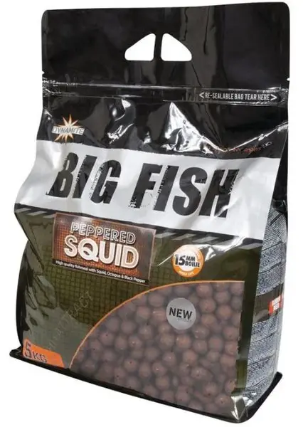 Dynamite baits boilies big fish peppered squid - 5 kg 20 mm