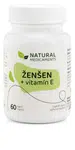 Natural Medicaments Ženšen + vitamín E 60 kapslúl