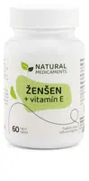 Natural Medicaments Ženšen + vitamín E 60 kapslúl