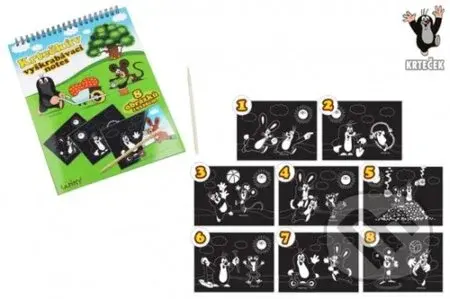 Vyškrabovací notes Krtek 8 listů