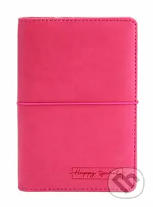 Diář: Růžový/kroužkový M s vyměnitelným kalendáriem