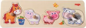 Mláďatká na farme - puzzle z kategorie Náučné puzzle