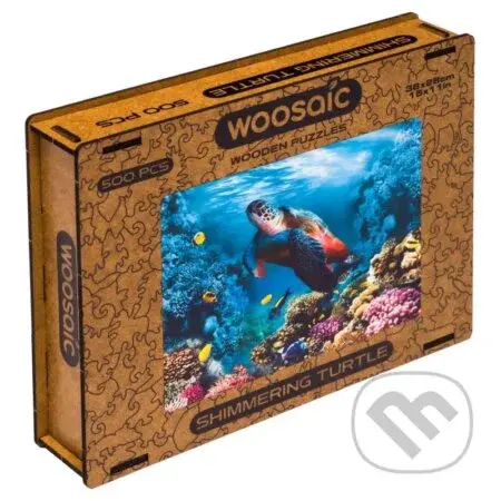 Korytnačka M (Unidragon drevené puzzle) - puzzle z kategorie Zvířata