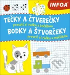 Tečky a čtverečky/Bodky a štvorčeky (procvič si ručku s kočičkou/precvič si rúčku s mačičkou) - kniha z kategorie Omalovánky, vystřihovánky, papír