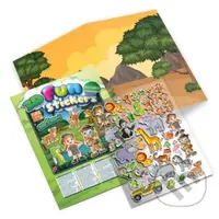 Veselé safari s 3D nálepkami - kniha z kategorie Samolepky