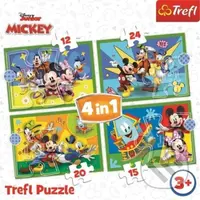 Mickeyho klubík S přáteli 4v1 - puzzle z kategorie Maxi dílky