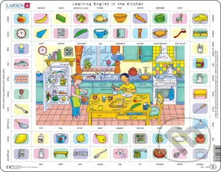 Learning English EN1 - puzzle z kategorie Naučné puzzle