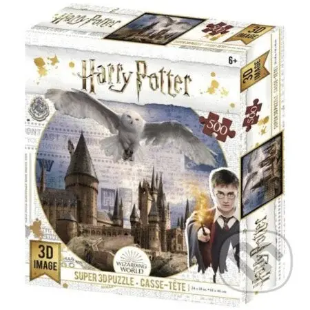 Harry Potter - Bradavice a Hedvika - puzzle z kategorie 3D puzzle
