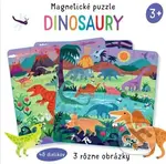 Magnetické puzzle: Dinosaury - kniha z kategorie 15 - 60 dílků