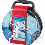 Popisovače s klipom Futbalový kufrík 33 ks