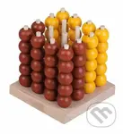 Hlavolam Piškvorky 3D podstavec + kuličky - hra z kategorie Domino, hlavolamy