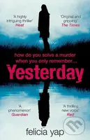 Yesterday - Felicia Yap - kniha z kategorie Thrillery