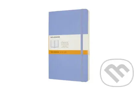 Moleskine - zápisník svetlomodrý (stredný, linajkovaný, mäkká väzba)