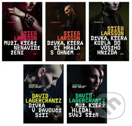 Milénium 01-05 (Komplet) - Stieg Larsson, David Lagercrantz - kniha z kategorie Detektivky