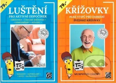 Balíček křížovek 1+1 zdarma (Luštění pro aktivní odpočinek, Křížovky plné vtipů pro zasmání) - kniha z kategorie Křížovky pro dospělé
