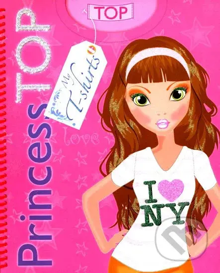 Princess TOP My T-shirts 1 (Růžová) - kniha z kategorie Samolepky