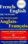 Merriam-Webster's French-English Dictionary (Dictionnaire Anglais-Francais) - kniha z kategorie Jazykové učebnice a slovníky