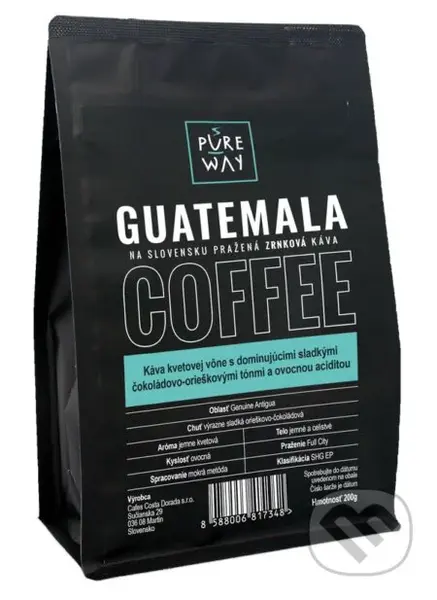 Guatemala (Odrodová zrnková káva 200g)