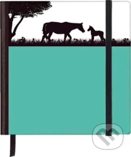 Silhouettes Horses Notebook