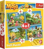 Včelka Mája: Dobrodružství 4v1 - puzzle z kategorie Maxi dílky