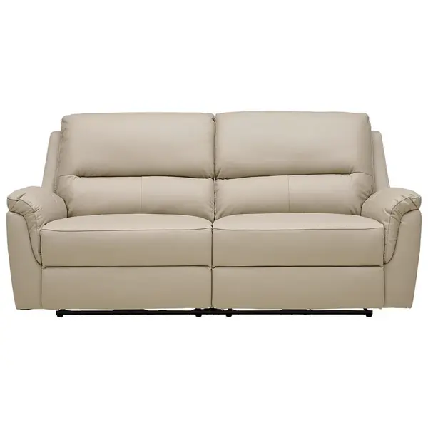 Cantus TŘÍMÍSTNÁ POHOVKA, světle šedá, pravá kůže