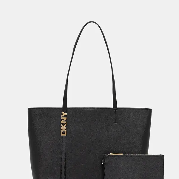 Kožená kabelka Dkny černá barva, R52AKG54