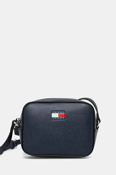 Kabelka Tommy Jeans tmavomodrá barva, AW0AW17543
