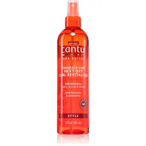 CANTU Shea Butter Curl Next Day sprej pro nedbalé plážové vlny 355 ml