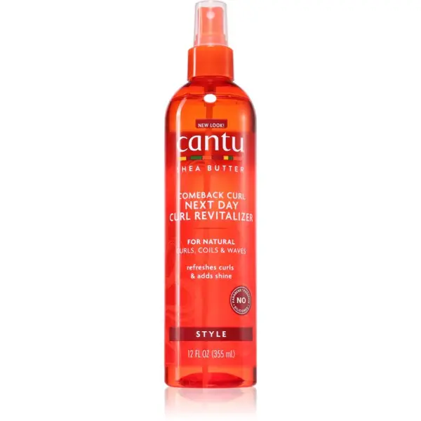 CANTU Shea Butter Curl Next Day sprej pro nedbalé plážové vlny 355 ml
